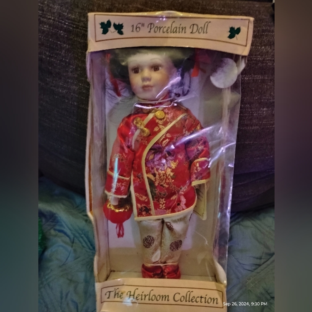 Vintage Porcelain Doll